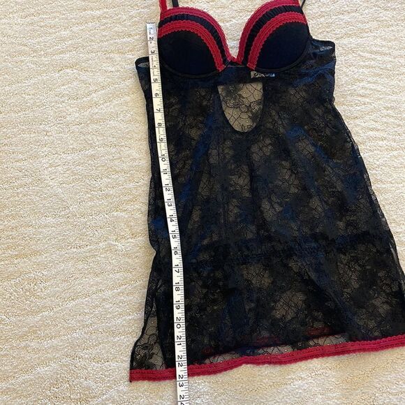 Black Lace Teddy Size S - New without Tags - Picture 5 of 6
